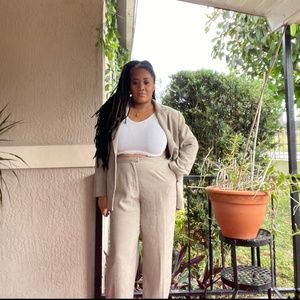 Bergamo 2 Piece Plus Size Pants Suit